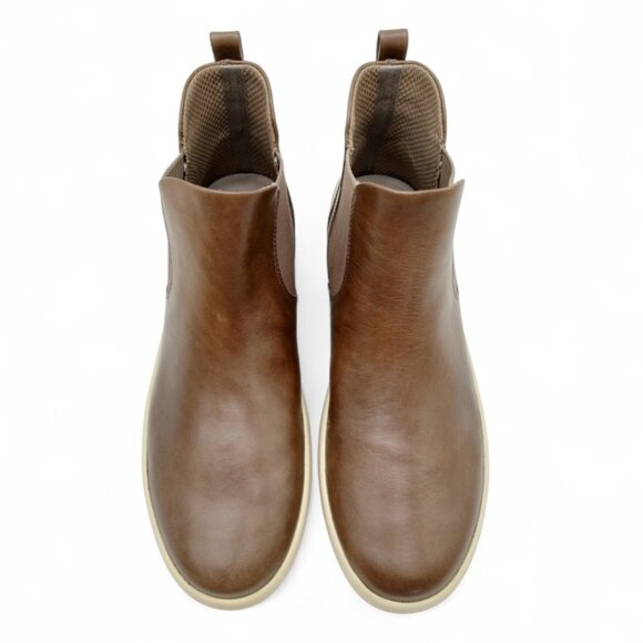 ECCO Women's Size 9 - 9.5 Taupe Soft 7 Chelsea Ankle Wedge Boot - Picture 6 of 14